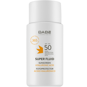 Флюїд супер для обличчя BABE LABORATORIOS (Бабе Лабораторіос) сонцезахисний для всіх типів шкіри з SPF 50 50 мл